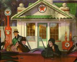 Historic Texaco Gas Station Advertisement - courtesy The Fairfield Foundation